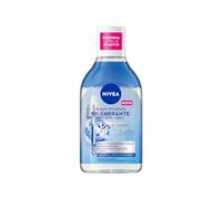 NIVEA Eau Micellaire Régénérante 400ml Démaquillant Visage et Yeux avec 5% Sérum + Aminoacide Complexe Nettoyant pour Visage, Yeux et Lèvres Sans Rinçage Pour Fatigué et