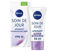 NIVEA Essentiels Soin Jour 24H Hydratant FPS 15 Peaux Normales à Mixtes 50 ml