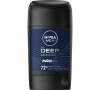 NIVEA Lot de 2 bâtons Deep Black Carbon, 2 x 50 ml, protection 48H
