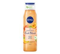 Nivea Fresh Blends Abricot (300 ml), gel douche parfumé à l'abricot respectueux de l'environnement, gel douche fruité pour femme, gel douche végétalien avec mangue et lait de riz