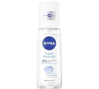 NIVEA Fresh Natural Déodorant en spray sans aluminium (ACH) avec soin doux, déodorant antibactérien avec protection 48h et formule unique INFINIFRESH (75 ml)