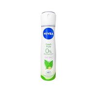 NIVEA Fresh Pure Déodorant en spray sans aluminium (150 ml), parfum jasmin et formule rafraîchissante, déodorant avec protection 48 h et soin doux