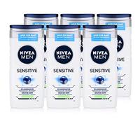 Nivea Gel Douche Sensitive pour Hommes 250 ml - Lot de 6(6 x 250 ml)