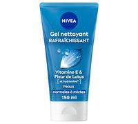 NIVEA - Gel Nettoyant Fraîcheur - Visage - Hydrate & Elimine Les Impuretés - Tonifie & Rafraîchit - Fleurs De Lotus & Hydramine - Peaux Normales À Mixtes - 150 ml