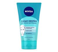 Nivea Gel Scrub Quotidiano Viso, Pelle Grassa Ed Impure 150 Ml | Gommage visage antibactérien avec acide lactique et extrait de magnolia, nettoyant visage exfoliant, libère les pores
