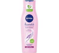 Nivea Hair Milk Natural Shine Shampooing soin doux aux protéines de lait et de soie pour des cheveux visiblement sains, 250 ml