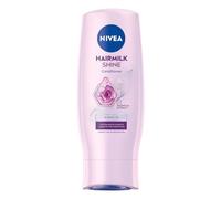 NIVEA Hairmilk Shine Après-shampoing laiteux libérateur de brillance avec huile d'amande 200 ml