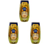 NIVEA Huile de Douche nourrissante (1 x 200 ml), Gel douche soin nourrissant Vitamine E et huiles naturelles, Gel lavant corps, sensation de peau nourrie & rayonnante de santé, tous types de peau