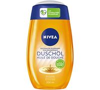 NIVEA Huile de douche nourrissante riche (200 ml), gel douche doux aux huiles naturelles et vitamines, douche nourrissante pour une sensation de douceur sur la peau