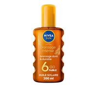 Nivea Huile protectrice, bronzage doré et durable - Le spray de 200ml