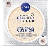Nivea - Hyaluron Cellular Filler 3in1 Care Cushion Makeup Spf15 - Slightly Covering Makeup In Sponge 15 G