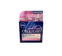 NIVEA Hyaluron Cellular Filler Anti-Age Night Cream (50 ml), régénérant soin du visage avec extrait de magnolia, hydratant anti-rides réduit les rides pendant la nuit