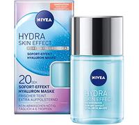 NIVEA Hydra Skin Effect 20 Seconds, Masque hyaluronique à effet instantané, 100 ml, masque pour le visage pour préparer la crème de jour et de nuit, masque à l'acide hyaluronique pur [HA], 100 ml (lot