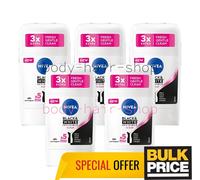 Nivea Invisible BW Clear Deo Stick Antitranspirant Stain Sweat Odor Protect...