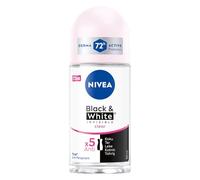 Nivea Invisible for Black & White Clear Lot de 3 déodorants roll-on anti-transpirants 50 ml