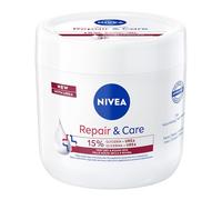 NIVEA Körpercreme Repair & Care Urea 400 ml, Allzweckcreme für sehr trockene und raue Haut, 72h Feuchtigkeitscreme, angereichert mit 15% Glycerin und Urea