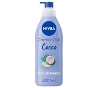 NIVEA Kokosöl-Creme & Monoi-Öl 400 ml, Feuchtigkeitsskeitcreme 48h, Parfum Körpercreme mit Monoi-Öl und Kosnuss-Duft, Feuchtigkeitsspendende Körpercreme für samtige, trockene Haut