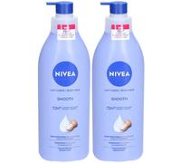 Nivea Lait Corps Douceur Pompe Soins Corporels 2x400 ml