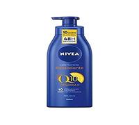 NIVEA Lait corps nourrissant raffermissant Q10 + vitamine C 400 ml, crème tonifiante qui raffermit la peau sèche en 10 jours, crème raffermissante corps hydratation pour 48h