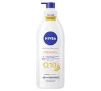 NIVEA - Lait Hydratant Fermeté pour Peau Normale, Éclat et Élasticité Boostés au Q10 (400mL) - lot de 3 - Vendu par Lot