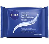 NIVEA Lingette Démaquillante Visage Crème Care 25 Pièces - Lot de 3