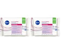 NIVEA - Lingettes Démaquillantes Douceur 3 en 1-40 Pièces (Lot de 2)