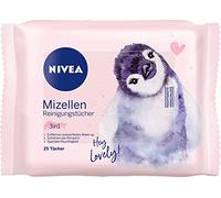 Nivea Lingettes micellaires 3 en 1 hydratantes et protectrices - Édition limitée - Lot de 25 lingettes nettoyantes