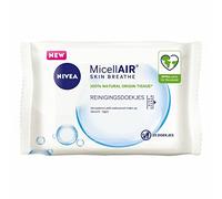 NIVEA Lingettes nettoyantes micellaires - Nettoyage doux - Blanc