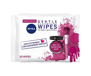 NIVEA Lingettes Sensitive Nettoyage De La Peau X 25 Serviettes Hygiéniques 81 906 Pièces