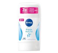 NIVEA Lot de 2 bâtons de 50 ml de gel naturel frais pour femme, protection 48H, lot de 2 x 50 ml, pour une sensation fraîche, un nettoyage et une protection longue durée avec une texture douce, et une
