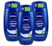 NIVEA Lot de 3 flacons de gel douche de soin Crème Care 3 x 250 ml