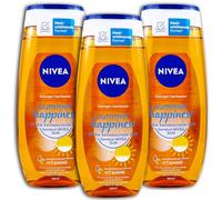NIVEA Lot de 3 gels douche Summer Happiness NIVEA crème solaire parfum 3 x 250 ml