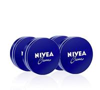 Nivea, Lot de 4 (4 x 75 ml), Crème Hydratante Mains Visage Corps pour Toute la Famille, Crème Universelle Peau Souple et Hydratée, Crème Multiusage