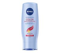 NIVEA Lot de 4 après-shampoing pour cheveux colorés ou méchés, 4 x 200 ml, protection et soin des couleurs