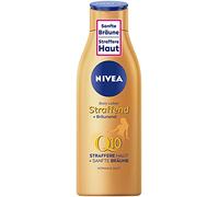 NIVEA Lotion corporelle raffermissante et bronzante Q10, soin pour un bronzage doux avec parfum d'été frais, soin de la peau pour une peau plus ferme en seulement 10 jours (200 ml)