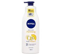 NIVEA Lotion Corporelle Raffermissante Q10 + Vitamine C Lot de 6 (6 x 400 ml), Lait Corporel Nourrissant au Q10 & Vitamine C, Crème Hydratante Douce pour Peau Ferme