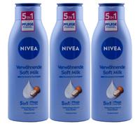 Nivea Lotion Corps Dorloter Doux Lait 5in1 Formule 3 X 400ml Avec Karité Beurre