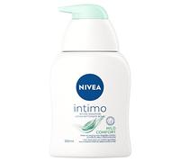 NIVEA Lotion Nettoyante Intime Confort (1 x 250 ml), Gel intime pour femme à l'huile de Jojoba bio et camomille, Soin intime nettoyant & protecteur pour tous types de peaux