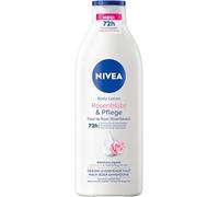 NIVEA Lotion pour le corps à la fleur de rose et soin - Crème pour le corps avec sérum de soin en profondeur pour 72 h d'hydratation - Lotion pour le corps à l'huile d'argan d'origine naturelle (400