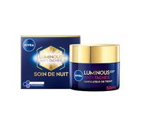 NIVEA Luminous 630 - Crème de Nuit Visage Anti-Tache d'hyperpigmentation - Unificateur de teint pour réduire les signes de l'âge - Crème de nuit au Thiamidol & Acide Hyaluronique - 50 ml