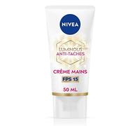 NIVEA Luminous 630 Crème Mains (1 x 50 ml), Crème anti taches pigmentaires pour les mains, Soin des mains anti-âge hydratant SPF 15