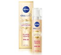 NIVEA Luminous 630 Fluide teinté FPS20 (1 x 40 ml), Soin visage anti taches pigmentaires s’adaptant à la carnation, Crème visage anti-âge à la formule fluide