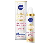NIVEA Luminous 630 Protective Day Care Face Cream, SPF 50, 40ml | Crème visage hydratante anti-âge au thiamidol et acide hyaluronique, anti-taches, unifie le teint