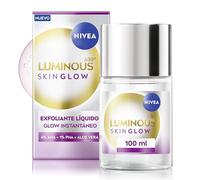 NIVEA LUMINOUS630 SKIN GLOW Gommage liquide (100 ml), exfoliant sans rinçage pour un exfoliant doux et efficace de la peau, gommage du visage avec AHA, PHA et Aloe Vera pour tous les types de peau