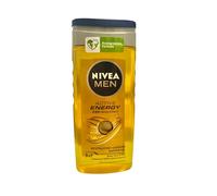 NIVEA MEN Active Energy Gel douche rafraîchissant à la caféine naturelle pour le corps, le visage et les cheveux 250 ml