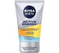 NIVEA MEN Active Energy Gel nettoyant énergisant (1 x 100 ml), soin visage homme à l'action revitalisante, gel purifiant visage anti sébum et impuretés