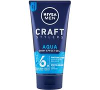 NIVEA Men Aqua Gel Styling - Wet Look Hair Gel, 150 ml - Mega-Strong Hold & Non-Greasy Finish