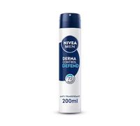 NIVEA MEN - Atomiseur Masculin Derma Control Defend - Déodorant Homme 72H Anti-Transpirant Aisselles - Acide Hyaluronique - Anti-Démangeaisons - 0% Alcool - Tous Types de Peaux - 200 ml