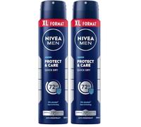 NIVEA MEN - Atomiseur Masculin Protect & Care - Déodorant Homme 72H Anti-Transpirant Aisselles - Format XXL - Anti-Démangeaisons & Anti-Irritations - 0% Alcool - Tous Types de Peaux - 250 ml