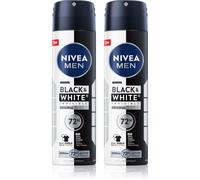 NIVEA MEN Black & White Invisible Original spray anti-transpirant conditionnement avantageux